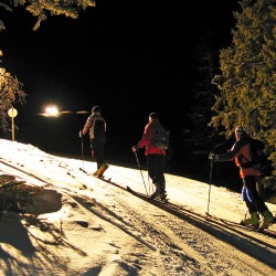 Skigebiet Riesneralm - Donnersbachwald - Nacht-Tourenskilauf